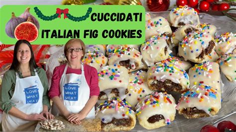 Sicilian Italian Fig Cookies Called Cuccidati Also Know As