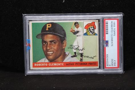 Lot Topps Roberto Clemente Rookie Card