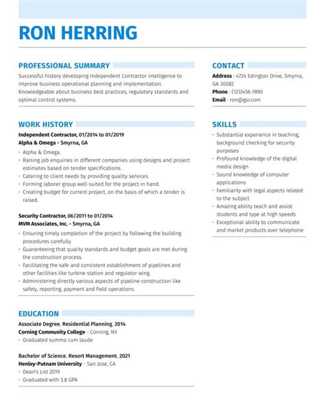 Resume Templates Science (2) - TEMPLATES EXAMPLE | TEMPLATES EXAMPLE