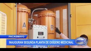 Pacasmayo Inauguran segunda planta de oxígeno medicinal SOLTVPERU