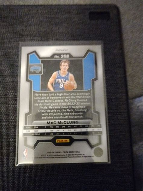 Panini Prizm Mac Mcclung Silver Prizm Sp Slam Dunk Champ