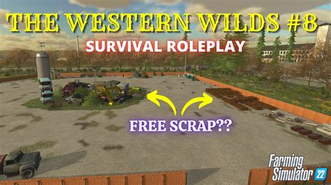 THE WESTERN WILDS 8 Survival Roleplay FS22 PS5 Farming