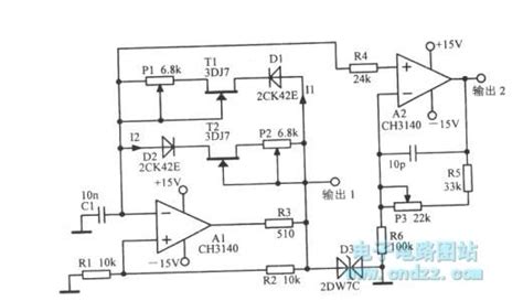 Square wave-triangle wave oscillator - Oscillator_Circuit - Signal ...