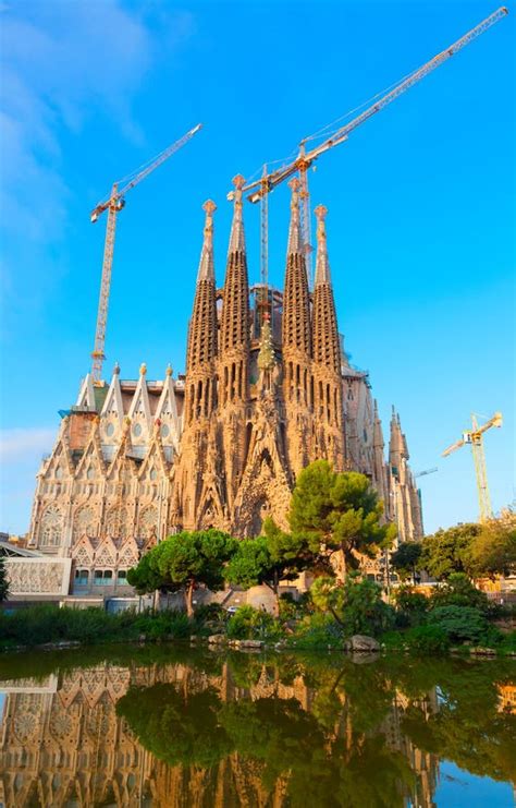 Sagrada Familia A Catedral Projetou Por Antoni Gaudi Fotografia