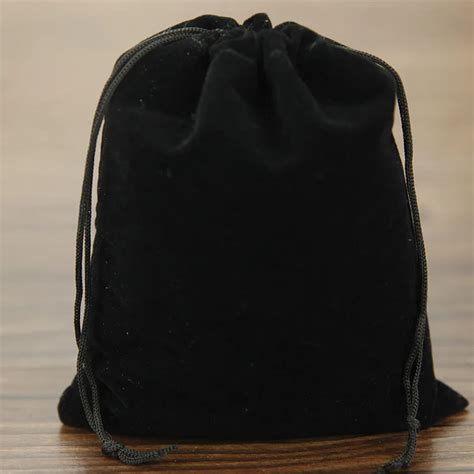 Cheap Pcs X Cm Black Velvet Drawstring Pouch Bag Jewelry Bag