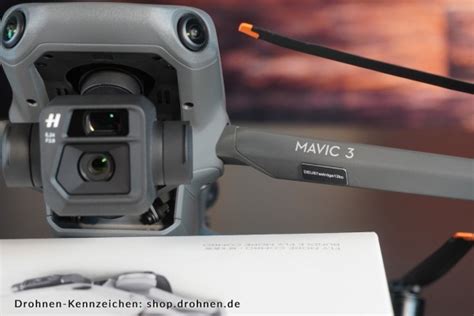 Dji Mavic Classic Und Dji Mavic Pro Drohnen Plakette Kennzeichen