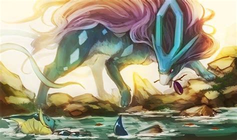 The Mystical Suicune Artist Furoyuuto Pokemon Art Pokemon