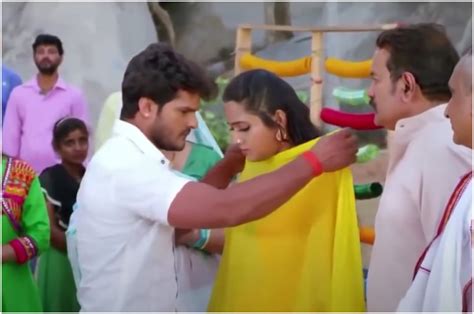 Bhojpuri Action खेसारी लाल ने जान पर खेलकर बचाई काजल राघवानी की इज्जत