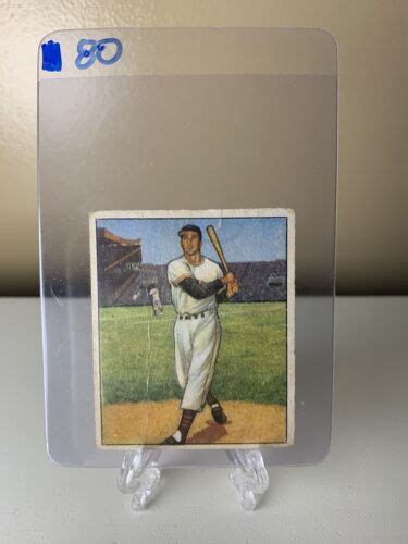 Bowman Baseball Card Bobby Thomson New York Giants Ebay