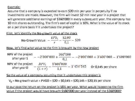 Implied Dividend Growth Rate When We Feel That