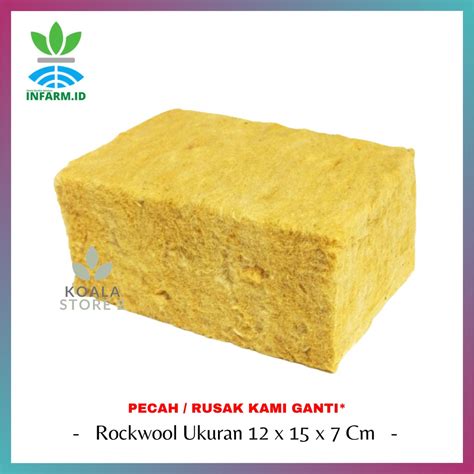 Jual Infarm Rockwool Media Tanam Untuk 90 Lebih Semaian Media