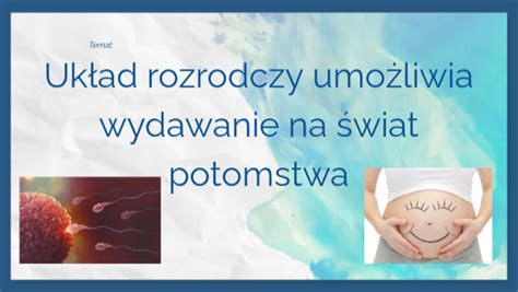 Układ rozrodczy klasa 4