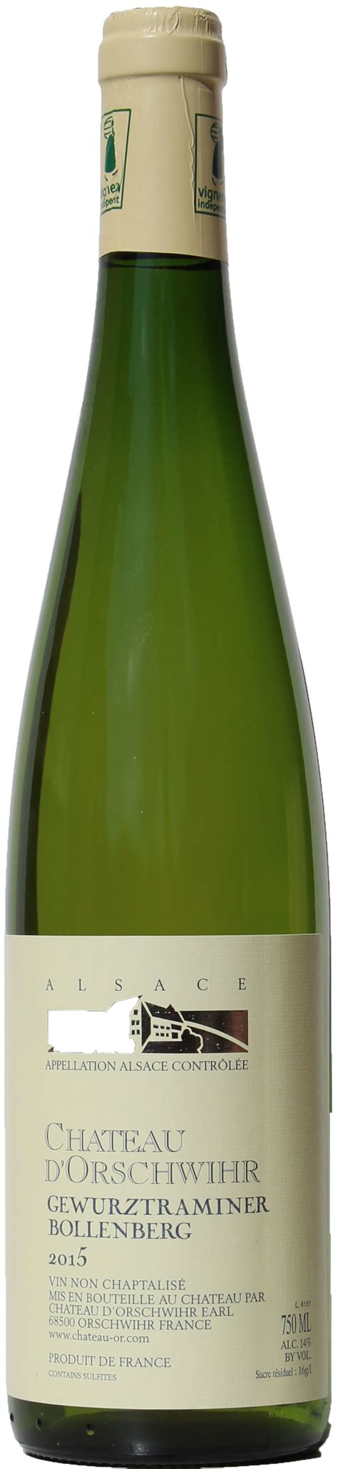 Gewurztraminer Bollenberg Ch Teau D Orschwihr Vins D Alsace