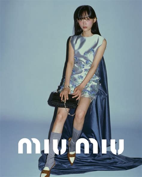 Hailey Bieber Lee Yoo Mi Pose For Miu Miu Spring 2022 Campaign