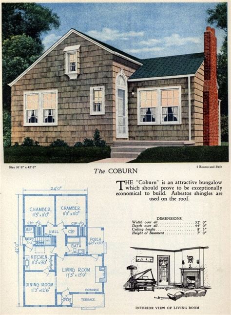 62 beautiful vintage home designs & floor plans from the 1920s - Click Americana