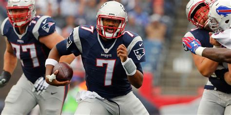 Jacoby Brissett Praises Jerod Mayo: 'He Brings a Lot of Good Energy'