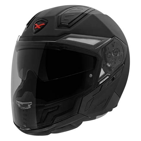 NEXX Helmets® 5600427026345 - X.40 Solid Large Matte Black Modular Helmet - MOTORCYCLEiD.com