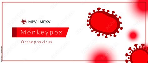 Monkeypox Virus Banner For Awareness And Alert Against Disease Spread