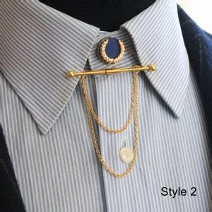 Gold Color Collar Pin Collar Bar Shirt Collar Clips Men S Collar Tie