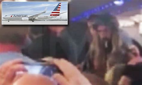 American Airlines Jet Makes Emergency Landing After A Passenger Caused