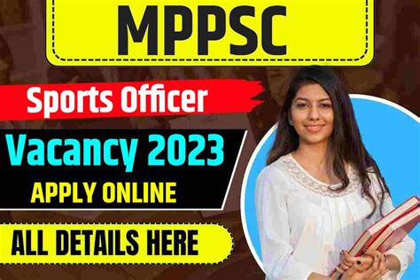 Mppsc Sports Officer Vacancy Mppsc