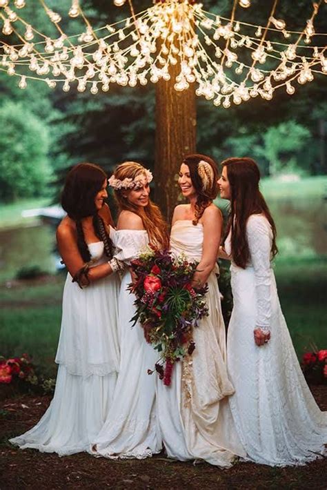 Bohemian Wedding Inspiration Shoot In A Woodland Oasis Bohemian