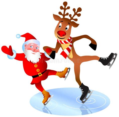 Santa and Rudolph stock vector. Illustration of vector - 11899041