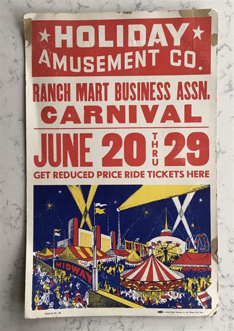 Vintage Carnival Poster