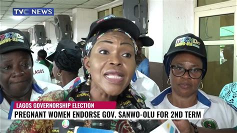 Pregnant Women Endorse Gov Sanwo Olu For 2nd Term Youtube