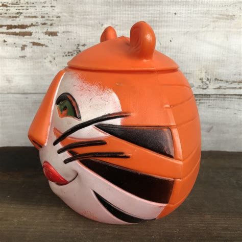 S Vintage Kelloggs Tony The Tiger Plastic Cookie Jar S