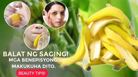 5 Gamit Ng Balat Ng Saging Sa Muka Youtube