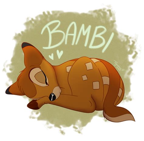 Sleeping Bambi By Tayarinne On Deviantart