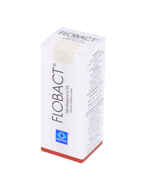 Ciprofloxacino Flobact Solucion Oftalmica Esteril Ml Ophtha