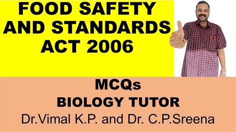 Food Safety And Standards Act 2006 FSSA 2006 FSS ACT 2OO6