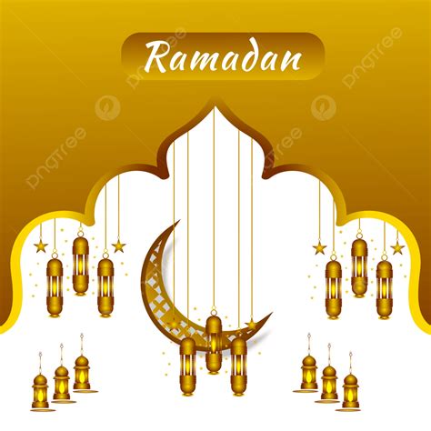 Ramadán Luna Y Linternas Decoración Sagrada árabe Png Ramadán Luna