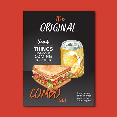 fast food restaurant poster design  decor restaurant  appetizing