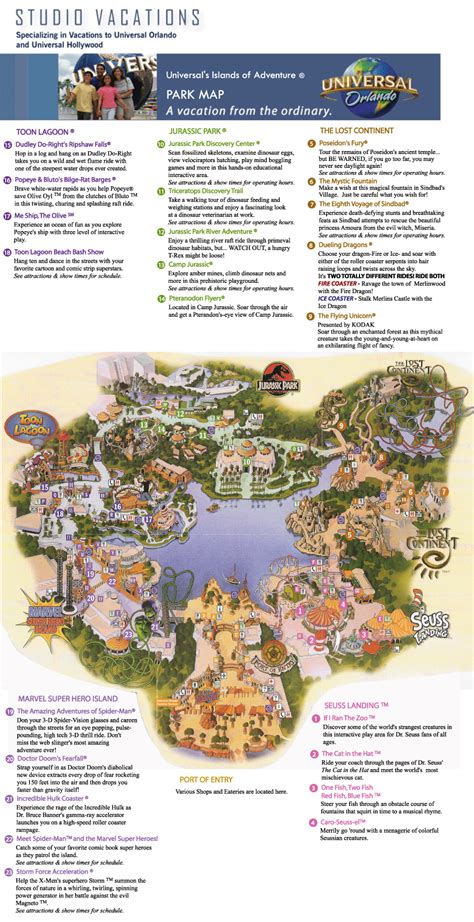 Islands Of Adventure Map