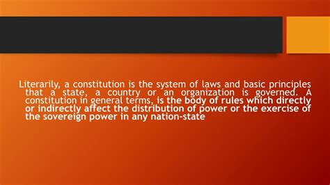 Ppt Understanding Constitutions And Constitutionalism Key Concepts