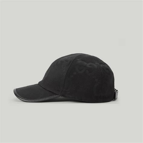 Gorra De B Isbol Con Jumbo Gg En Negro Gucci Es