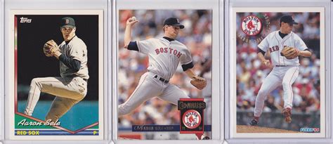 Red Sox Baseball Cards 1994 Aaron Sele Cards