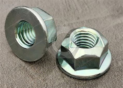 Metal Flange Lock Nuts All Metal Prevailing Torque Hexagon Nuts