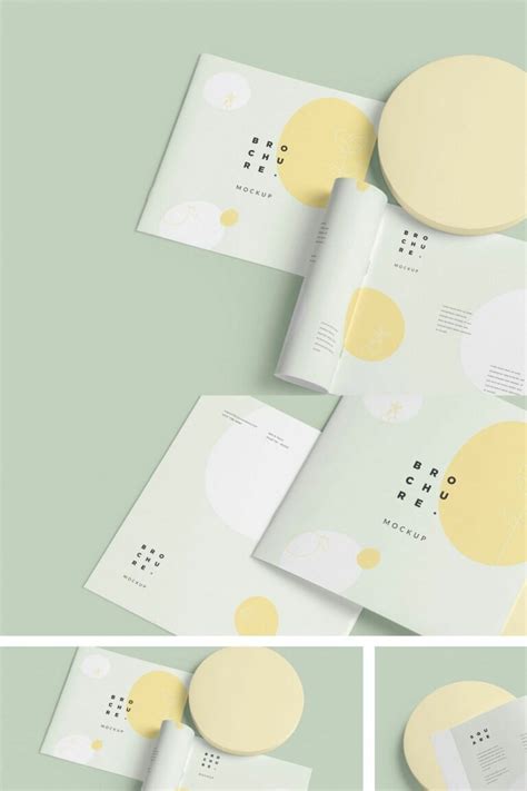 Soft Cover Square Brochure Mockups MasterBundles