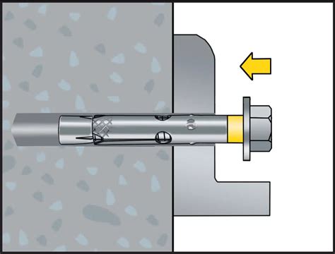 Cheville D Ancrage Expansion De Avec Tige Filet E Et Crou