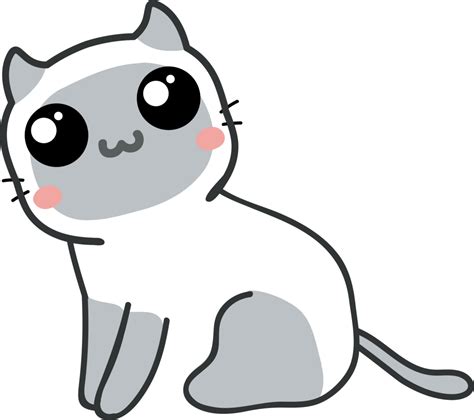 Cute Cat Cartoon Kitty 8483862 Png