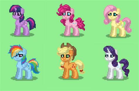 Show Accurate Mane Six Never Forget The Colored Outlines People Makes