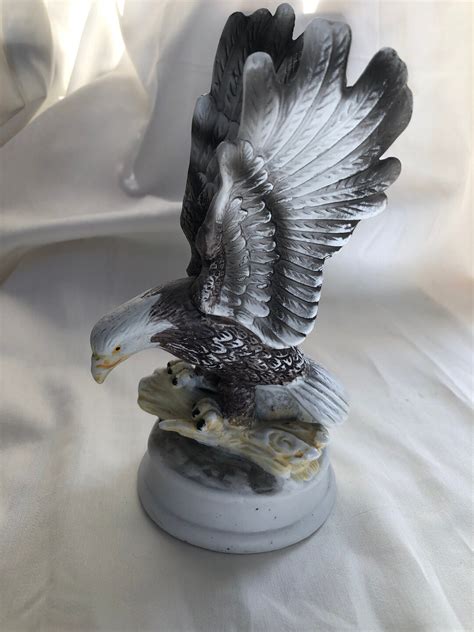 Vintage Eagle Figurine, Ceramic Animal Statues. 1960's or 70's ...