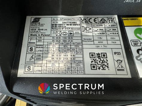 Esab Renegade Et Ip Advanced Air Cooled Dc Tig Welder