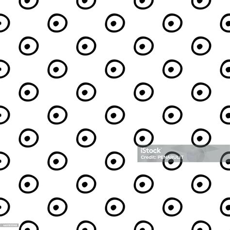 Hand Drawn Polka Dot Seamless Pattern Stock Illustration Download