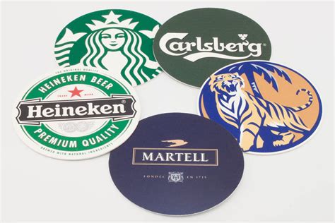 Beverage Coaster Printing | Custom Design - Pop Up Print (Singapore)