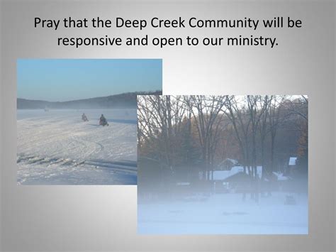 Ppt Deep Creek Lake Resort Ministry Virtual Prayer Walk Powerpoint